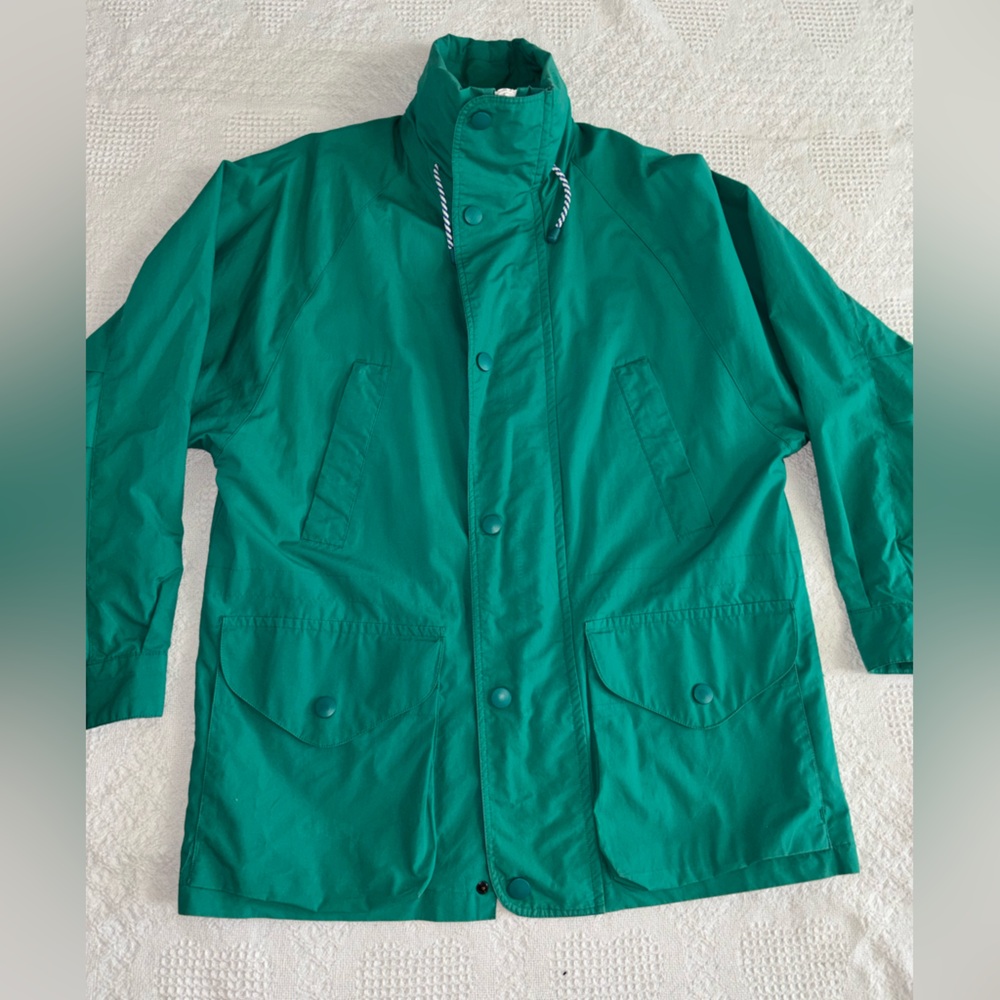 Vintage 90s Honors Women’s Size Medium Lightweight Mid Length Teal Jacket